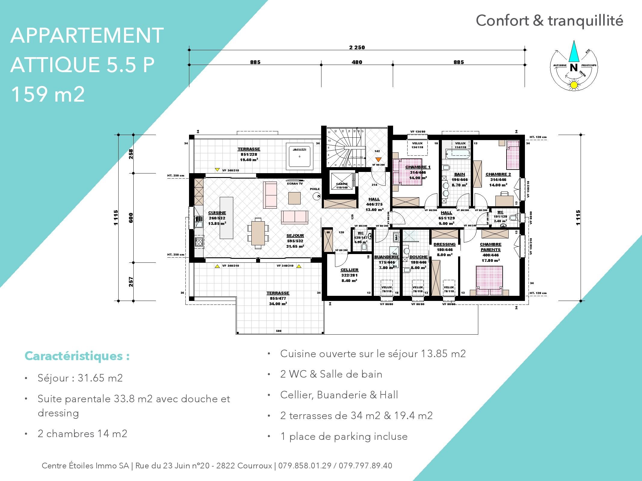 Appartement Boecourt 5.5P Attique-page-006